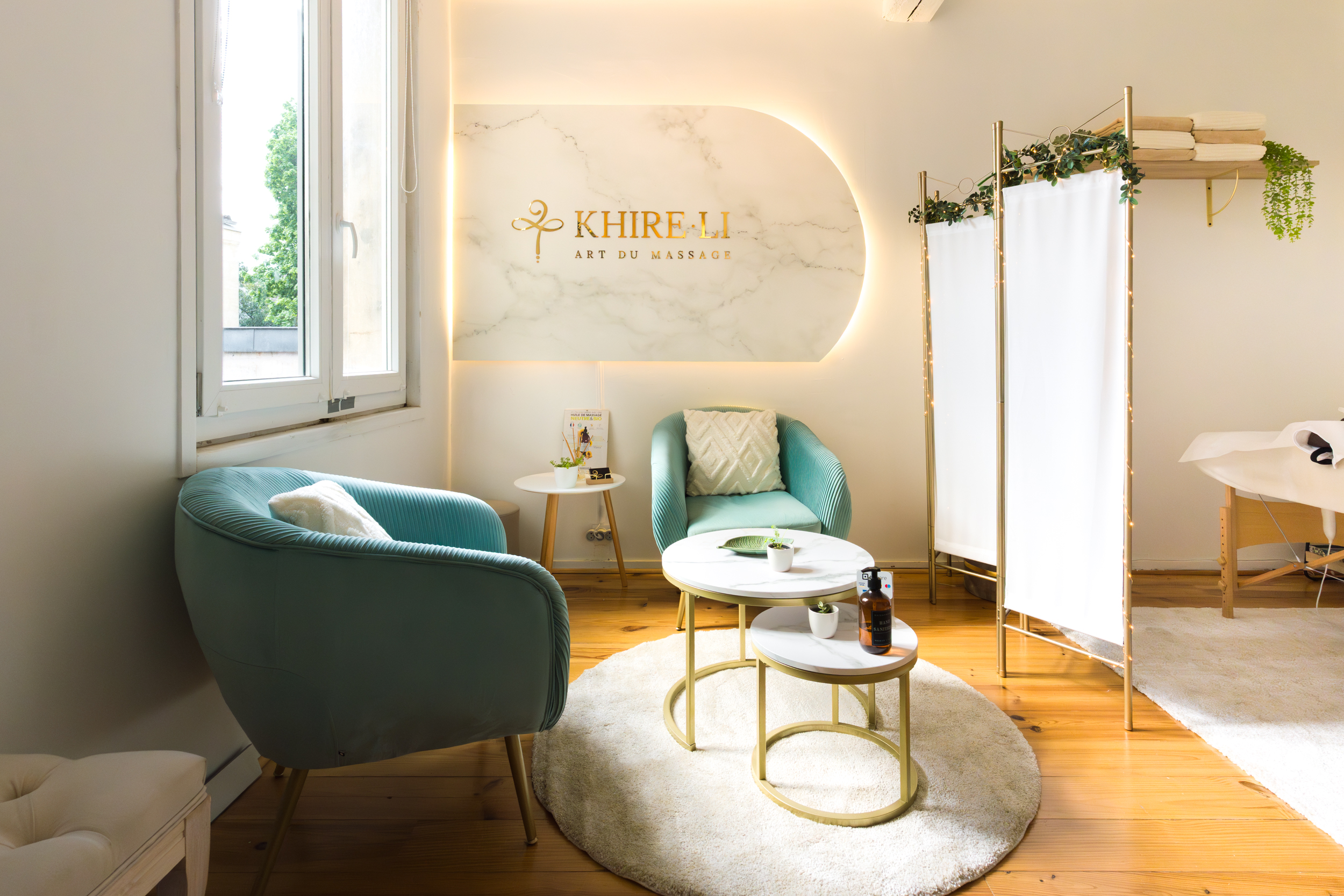 Salon de massage bien-être Khire·Li à Bordeaux